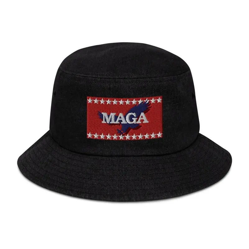 MAGA DENIM BUCKET HAT