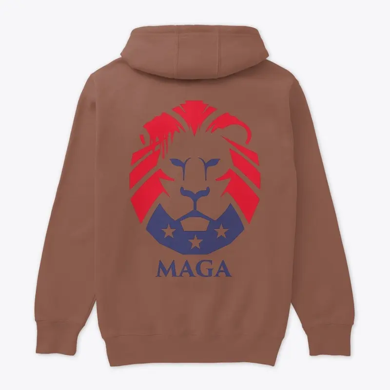 MAGA LION SS (WHITE TEXT)